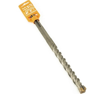 Бур 4+ 22x200х340 мм, 4 резца + 2 спирали, SDS-Max Bohrer 30522345