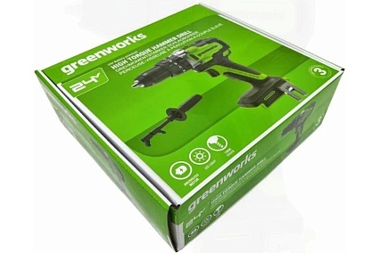 Аккумуляторная ударная дрель-шуруповер GreenWorks 24V, 140 Нм, бесщеточная, без АКБ и ЗУ 3707607