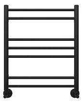 Полотенцесушитель водяной Aquatek Либерти П7 50x60 черный, AQ RR0760BL