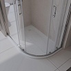 Поддон для душа BelBagno TRAY-MR-UNO-RH-120/80-550-35-W-L-BO 120x80 четверть круга, левый, накладка белый