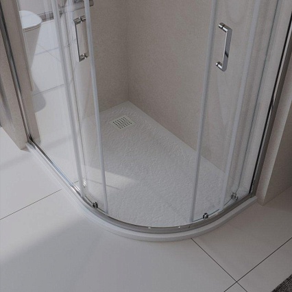 Поддон для душа BelBagno TRAY-MR-UNO-RH-120/80-550-35-W-L-BO 120x80 четверть круга, левый, накладка белый