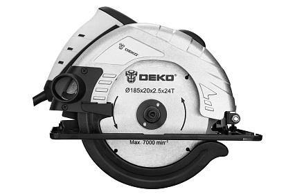 Дисковая (циркулярная) пила Deko DKCS1600-190 1600 Вт, диск 185 мм 063-4282