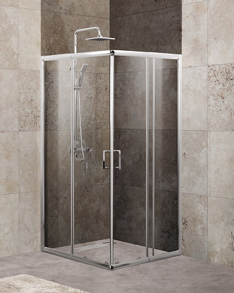 Душевой уголок BelBagno Unique 75/90x75/90 рифленый