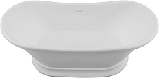 Ванна из искусственного камня Allen Brau Solid Stone Krion Classic 170x75 белый матовый 2.35004.21