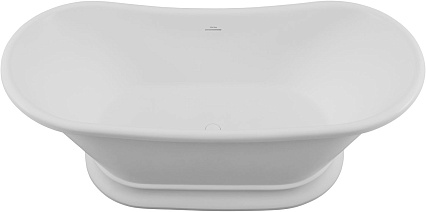 Ванна из искусственного камня Allen Brau Solid Stone Krion Classic 170x75 белый матовый 2.35004.21