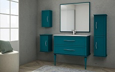 Мебель для ванной Cezares Tiffany 100 см Blu Petrolio