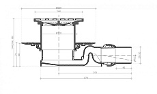 Трап для душа Pestan Confluo Standard Tide 4 13000004 15x15 без рамки, хром