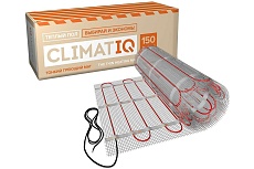 Тонкий самоклеящийся греющий мат IQWATT CLIMATIQ MAT 206013 для любого керамического покрытия толщиной не более 10 мм, 150 Вт - 1 м.кв., установка в слой плиточного клея
