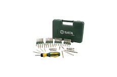 Набор инструмента Sata 80 предметов, биты 09326