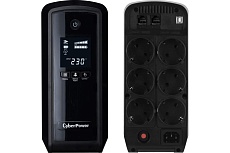 Источник бесперебойного питания Cyberpower Line-Interactive 1500VA/900W USB/RS-232/RJ11/45 6 EURO CP1500EPFCLCD