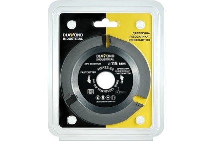 Диск пильный по дереву FastCutter 115х22.23 мм, 3T для УШМ Diamond Industrial DIDD115Z3