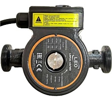 Циркуляционный насос LEO LRP 25-40/180, 34/54/74 Вт, 220В, Q 30/42/55 m3h, лмин 2.3/3.3/4 м 1085