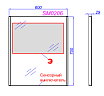 Зеркало Aqwella SM0206 60 см