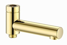 Излив для ванны AQUAme AQM8301GG поворотный, полированное золото