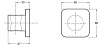 Держатель для душа Jacob Delafon Modulo 8464D-CP