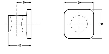 Держатель для душа Jacob Delafon Modulo 8464D-CP