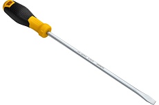 Шлицевая отвертка Deli SL8х200мм DL6382501 Cr-V, магнит, TPR+PP ручка 98358