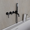 Смеситель для ванны Oliveeka Y-Line OL-889017-MB черный матовый