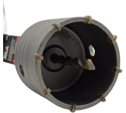 Коронка твердосплавная по бетону, в сборе, SDS Plus, 68 мм JEDA J70329