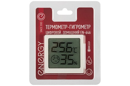 Цифровой термометр-гигрометр Energy en-646 12339 домашний 107309