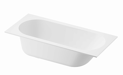 Ванна из искусственного камня Vincea Солид Серфейс (Solid Surface) VBT-8SB1-1500 белая матовая 150х75 см