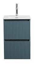 Тумба с раковиной BelBagno Uno-Mini 40 см Голубой матовый