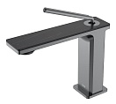 Смеситель для раковины Black&White Gravity GF-7105-GM оружейная сталь