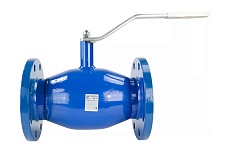 Шаровой кран TEMPER 283 Ду15 Ру40 стандартнопроходной фланцевый стальной D160-05762