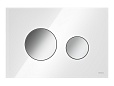 Кнопка смыва TECE Loop 9240660 стекло, белый/хром глянцевый