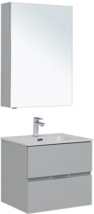 Мебель для ванной Aquanet Алвита New 60 см серый
