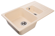 Кухонная мойка GranFest Quarz GF-Z21K 74 см бежевый