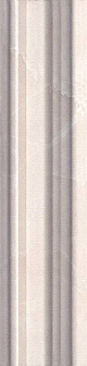 Бордюр Багет Kerama Marazzi Баккара беж темный 5х20 см, BLB023