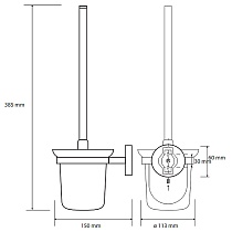 Ерш подвесной Bemeta Nox 102413010 черный