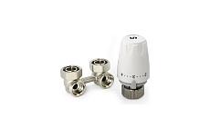 Комплект нижнего подключения Uni-Fitt для радиаторов Buderus, Vogel&Noot, угловой 193KIT31