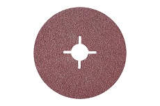 Фибровый диск с прорезями тип 2 125х22.23 мм, A 50, 80 м/с Луга 4603347453407