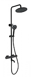 Душевая стойка Wonzon&Woghand Stay 1 WW-B3051-A1-MB термостат, черный матовый