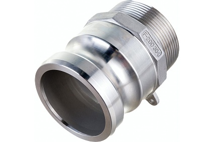 Камлок тип F (ниппель; наружная резьба BSP; 50 мм-2"; нержавеющая сталь) TITAN LOCK TL200FSS