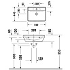 Раковина Duravit D-Neo 236655 55 см