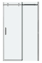 Душевая дверь Grossman Classic 130x195 прозрачное, хром 100.K33.04.130.10.00