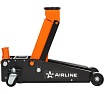 Домкрат подкатной Airline 3т INDUSTRY двухпоршневой (MIN - 133 мм, MAX - 465 мм) AJ3FI460