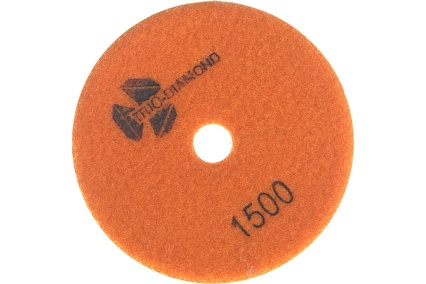 Круг алмазный гибкий шлифовальный Черепашка № 1500 125 мм TRIO-DIAMOND 351500