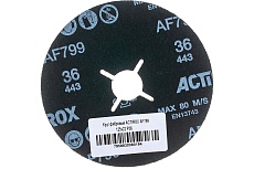 Круг фибровый ACTIROX AF799 (1 шт, 125х22 мм, P36) VSM 004972