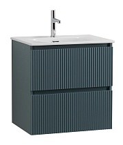 Тумба с раковиной BelBagno Uno-Mini 60 см Голубой матовый