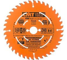 Диск пильный по дереву (160х20/16х1,7/1,1 мм; Z40) CMT 272.160.40H