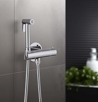Смеситель Aquatek Оберон AQ1027CR с гигиеническим душем, хром