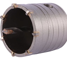 Коронка по кирпичу, камню, бетону 60 мм, М22, SDS-plus для перфоратора DERZHI 8306-006