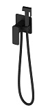 Смеситель Oliveeka D-Line OL-829003-MB с гигиеническим душем, черный матовый