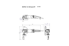 Угловая шлифовальная машина Metabo WEPBA 19-180 QUICK RT 601099000