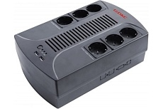 Линейно-интерактивный источник бесперебойного питания DKC 800 ВА/480 Вт, 1/1, 6xSchuko, USB для зарядки (2), USB + RJ11, 1x8Aч INFOPDU800