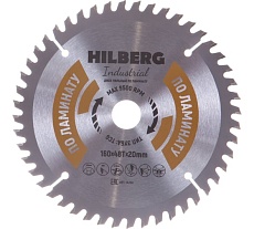 Диск пильный Industrial Ламинат (160x20 мм; 48Т) Hilberg HL160